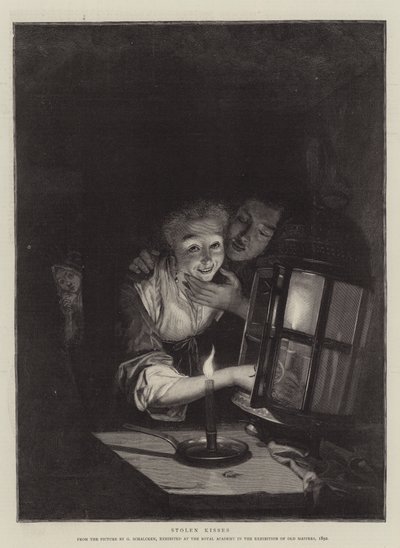 Stolen Kisses by Godfried Schalcken